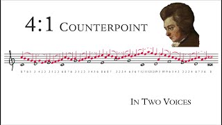 How to Compose 41 Counterpoint  Tonal Voice Leading 4 [upl. by Nyrtak]