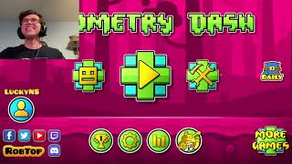 My Live Reaction to Geometry Dash 22 Release [upl. by Daveen]