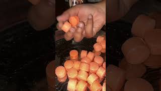 Orange Naphthalene balls and powder 🧡🟠🤤asmr satisfying mothballs naphthalene youtube [upl. by Arayc]