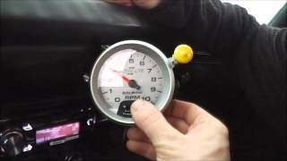 Setting Auto Meter Tach [upl. by Chelsie916]