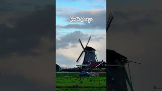 Early morning at Zaandam North Netherlands wind windmill netherlands freshair [upl. by Oakes472]