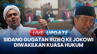 🔴LIVE UPDATE  Sidang Perdana Gugatan Rp 5246 T Rizieq ke Jokowi Kubu Rizieq Protes di Persidangan [upl. by Deys]