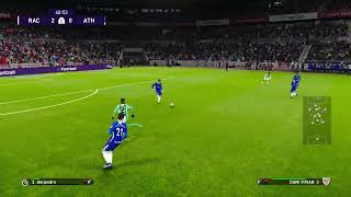 PES 2021 modo carrera jugador España Copa del Rey Racing Santander vs Athetic Club [upl. by Inirt916]