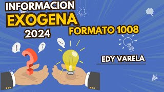 Información Exógena Taller Formato 1008 Aprendecontabilidaddesde0 flyp exógena impuestos [upl. by Essilrahc]