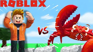 Enfrentando o Caranguejo gigante no Roblox [upl. by Sanfred]