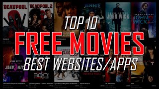 Top 10 Best FREE MOVIE WEBSITES to Watch Online [upl. by Kaylil]