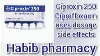 Ciproxin 250 mg uses in urdu  ciprofloxacin 250 mg [upl. by Artemisa]