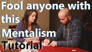 Mentalism that fools every time  Mentalism effect Reveal and Tutorial [upl. by Halivah]