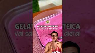 Gelatina proteica dieta emagrecimento treino fit gelatina receitasfit nutricao [upl. by Anirahc12]