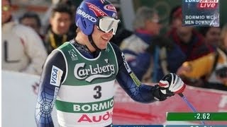 Bode Miller  Downhill Bormio 2005 Gold Medal World Championship [upl. by Nnaasil]