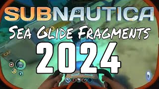 Subnautica Where to Find Sea Glide Fragments 2024 [upl. by Nolyag]