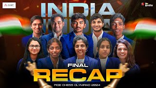 Historical Day for Indian Chess  Round 11 of FIDE Chess Olympiad 2024  Ambit Recap of the Day [upl. by Anayek]