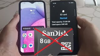 Sd card not working samsung A03s [upl. by Farny]