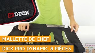 Présentation  Mallette de chef 8 pièces Dick  Couteauxduchef [upl. by Strader]