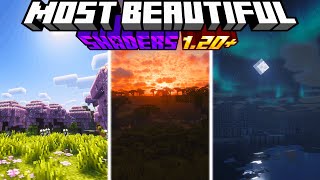 Top 5 Most Beautiful Shaders For Minecraft  120 [upl. by Osanna936]