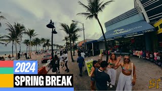 Fort Lauderdale  Las Olas Beach Spring Break 2024 [upl. by Eves307]