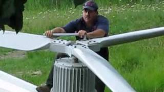 Making of a Redriven wind turbine Part 2awmv [upl. by Inele]