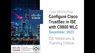 Configure Cisco TrustSec in ISE with C9800 WLC [upl. by Clay794]