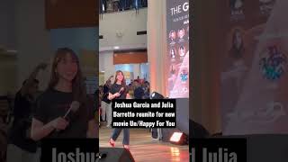 Joshua Garcia and Julia Barretto reunite for new movie UnHappy For You subcribemychannel shorts [upl. by Eener]