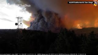 California wildfire creates quotfire tornadoquot in time lapse video [upl. by Sanfo]