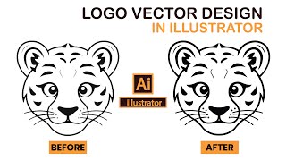 Logo vector design in illustrator 2024 II [upl. by Bannasch]