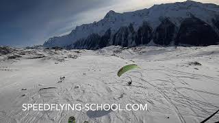 Florian Ozainne Lauchernalp Speedriding Day Nr 4 [upl. by Lonnard136]