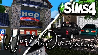 I created the most REALISTIC WORLD in The Sims 4  IHOP Walmart Custom Apartments amp More [upl. by Panta]