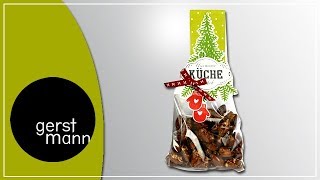 LECKER Rezept für gebrannte Mandeln und weihnachtliche Verpackung  Stampin Up [upl. by Naraj773]