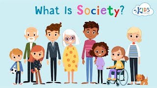 What is Society  US Society for Children  Social Studies for Kids  Kids Academy [upl. by Allista]