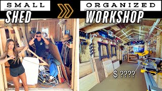 Making Our Shed a Workshop  On a Budget [upl. by Absa]