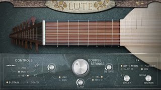 Cinematique Instruments Lute  библиотека звуков лютни [upl. by Katherin447]