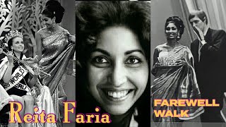 Reita Farias Farewell Walk as MISS WORLD 1966 [upl. by Eelyrehc]