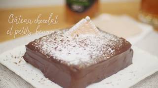 Millefeuille chocolat et petitsbeurre  Cœur de Pom  tuto recette dessert [upl. by Nemajneb]