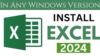 How to Download amp Install MS Excel for Free 2024  Microsoft Excel Installation [upl. by Artemisia]