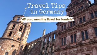 Germany 49 euro ticket places to visit in Germany [upl. by Argyle]