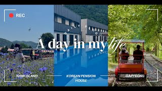 A day in my life in Korea  Travel with me to gapyeong  Korean pension house tour ENG [upl. by Eenal]