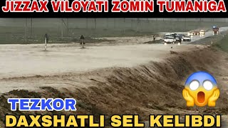 TEZKOR DAXSHAT 😱 ZOMINGA KUCHLI SEL KELDI chiyaltv [upl. by Gildea]