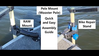 Extendable Paint Pole for Pole Mount Your Livescope Transducer  Assembly and Overview [upl. by Acinorehs]