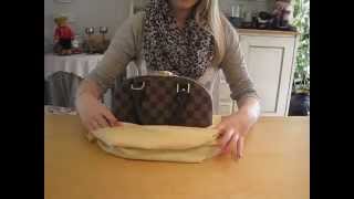 Louis Vuitton Alma bb in Damier Ebene unboxing and reveal [upl. by Doownelg283]