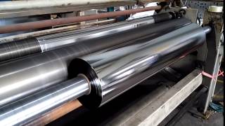 Metalized PETCPPOPP film laminated with EPEwovenbubble [upl. by Adnahsat]