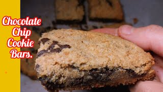 Vegan GlutenFree Chocolate Chip Bars that ACTUALLY taste good [upl. by Parks]