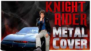 📺 KNIGHT RIDER  K2000 THEME METAL COVER  Music Room Studio [upl. by Notsag]