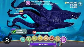 Hungry shark world  all sharks unlocked  super mega sharks  hungry shark world [upl. by Ittak583]