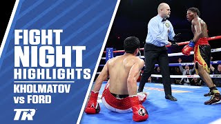 INSTANT CLASSIC Raymond Ford Stops Otabek Kholmatov In Final Seconds  FIGHT HIGHLIGHTS [upl. by Iden]