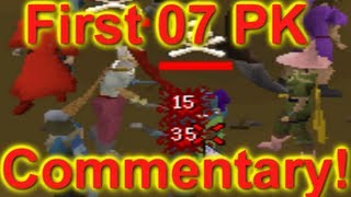 Runescape 2007  B0aty  First PK Commentary [upl. by Arabeila738]