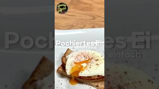 Pochierte Eier  schnell und einfach 🥚🤤 eierrezepte frühstück rezept [upl. by Eilyah]