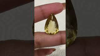 Natural Citrine Concave Cut Faceted [upl. by Kletter223]