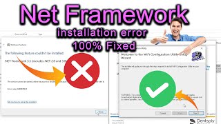 How to fix Net Framework error while software installation  Boom Tech [upl. by Nyssa709]