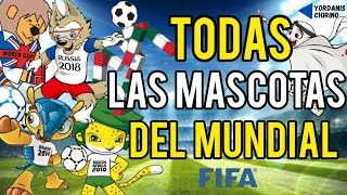 TODAS Las Mascotas del Mundial 19662022 [upl. by Wiebmer798]