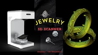 Jewelry 3D scanner Lab dental 3d scanner for Jewellery making [upl. by Anirtek]